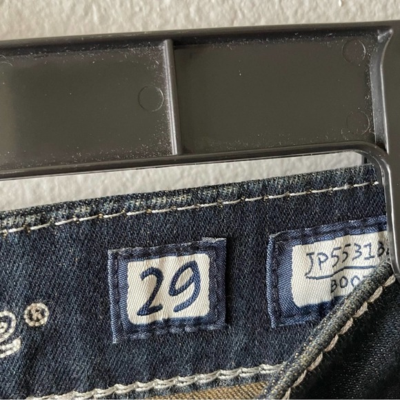 Miss Me Dark Wash Embellished Low Rise Jeans - Picture 3 of 5